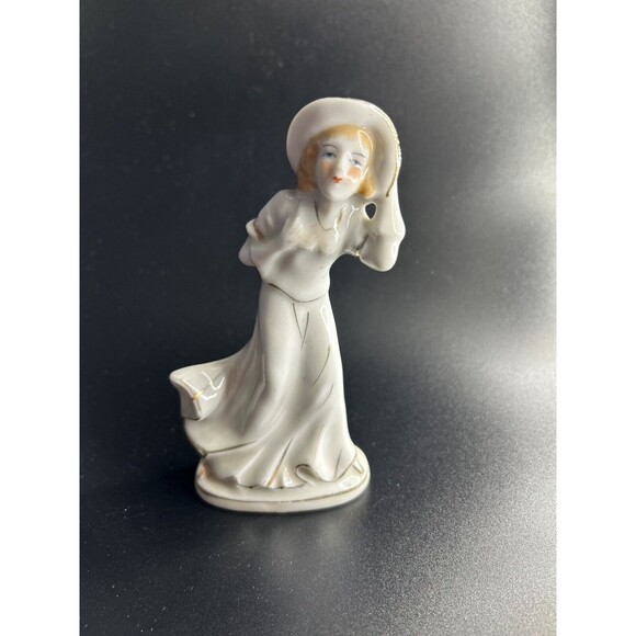 Other - Vintage Art Deco Porcelain Woman Figurine